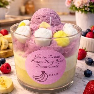 Banana Berry Blend Dessert Candle